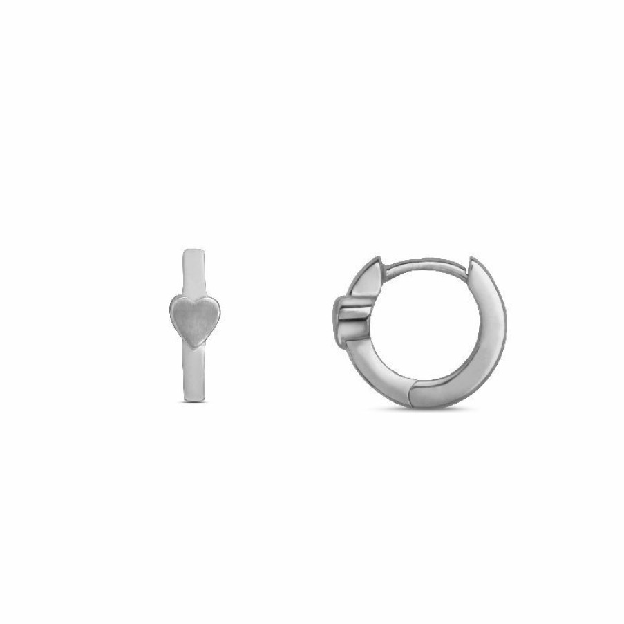 Dein-Juwelier Kollektion Damen Creolen Mit Herz Silber 32.1016.R | Ohrringe