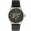 Carl von Zeyten Carl Von Zeyten Schramberg Automatik Mit Lederarmband Schwarz Cvz0080Bks | Automatikuhren