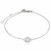 Xenox Xenox Fine Xg4412 Damen Armband Lebensbaum 9 Karat (375) Weisgold 18 Cm | Armbander