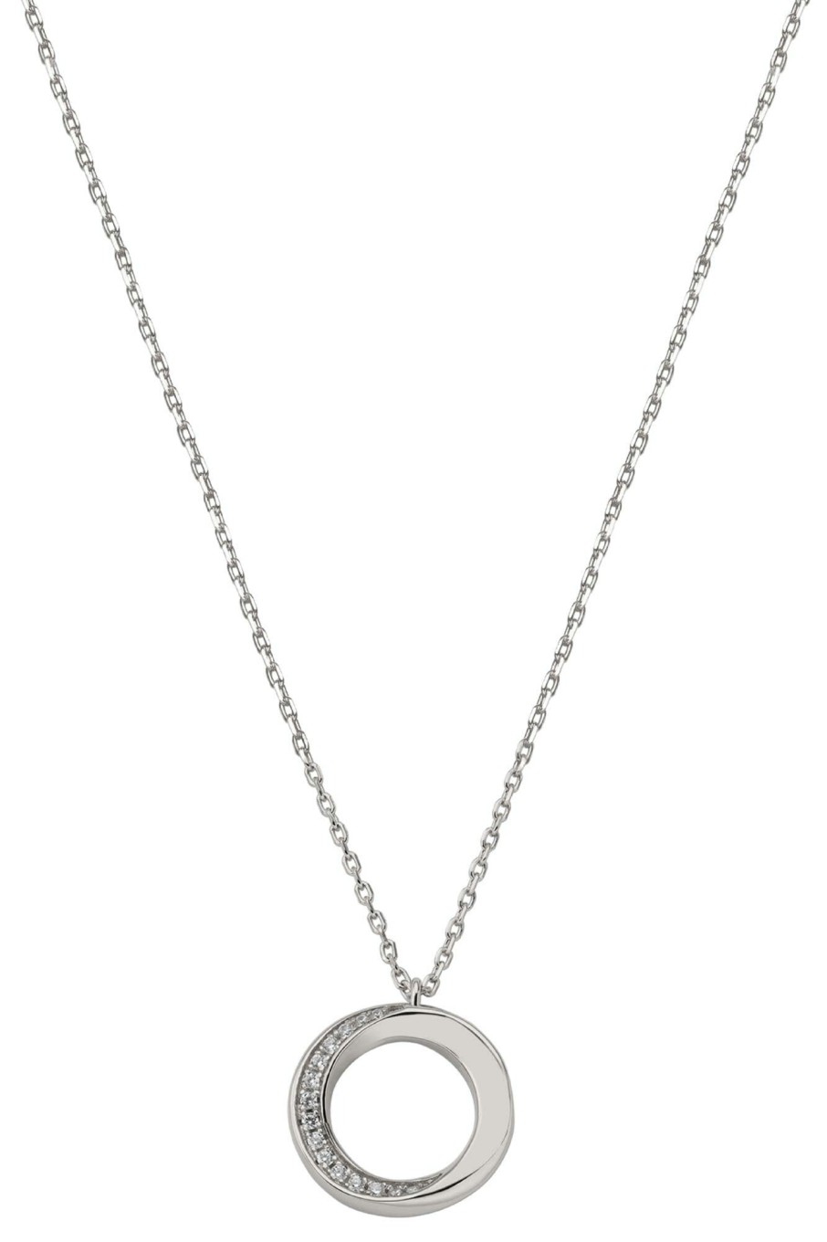 Xenox Xenox Xs2125 Damen Collier Sterling-Silber 925 Silber Weis Zirkonia 45 Cm | Halsketten