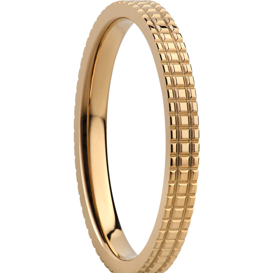 Bering Bering Damen Innenring Gerandelt Grose 65 Gold 579-10-91 | Ringe