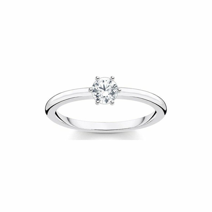 Thomas Sabo Thomas Sabo Damen Zirkonia Ring Grose 58 Silber Tr2313-051-14-58 | Ringe