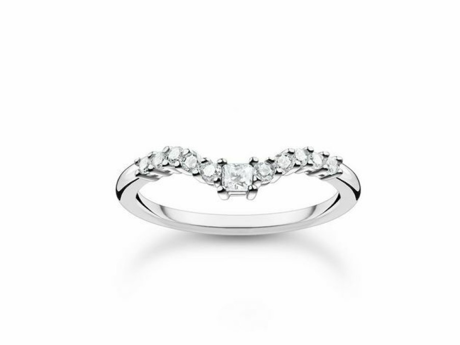 Thomas Sabo Thomas Sabo Zirkonia Ring Grose 56 Silber Tr2398-051-14-56 | Ringe