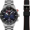 Zeppelin Zeppelin Herren Chronograph Eurofighter Set Mit Wechselband 7298M3_Set | Chronographen