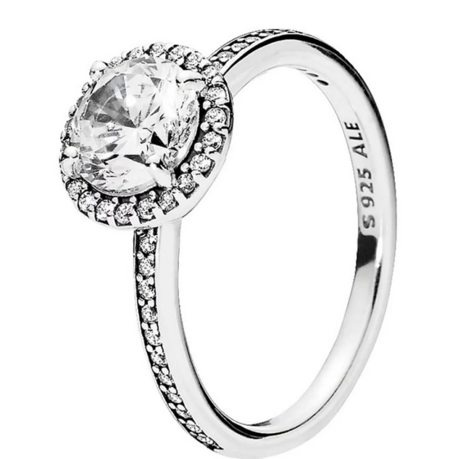 Pandora Pandora Damen Ring Klassik Eleganz Grose 56 Silber 196250Cz-56 | Ringe