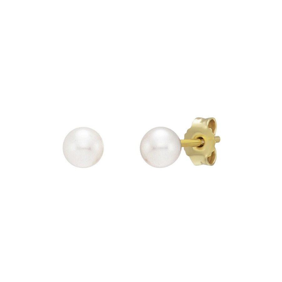 White Sense White Sense Damen Ohrstecker Mit Suswasserzuchtperle Gold 4.31.3.225 | Ohrringe