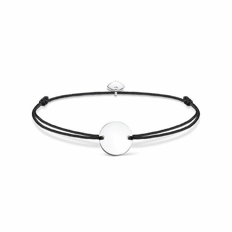 Thomas Sabo Thomas Sabo Damen Charm Armband Mit Nylon Band 20Cm Silber Ls018-173-11-L20V | Armbander