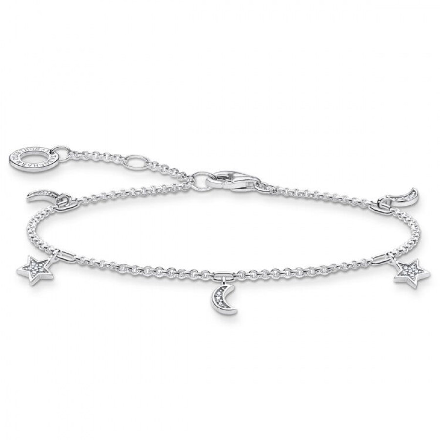 Thomas Sabo Thomas Sabo Damen Armband Sterne & Mond Sca150310 | Armbander