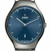 Rado Rado True Thinline Automatik Grau Index Blau 40Mm Keramikband | Automatikuhren