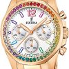 Festina Damen Chronograph Mit Stopfunktion Boyfriend Rainbow | Chronographen