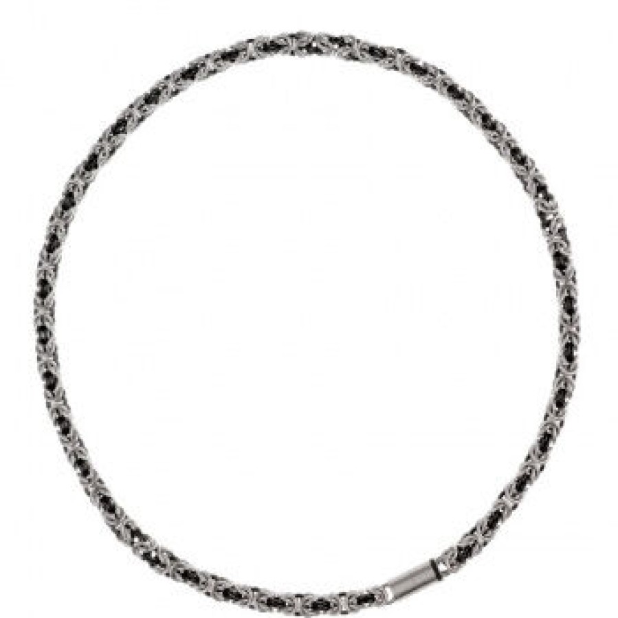 Ernstes Design Ernstes Design Damen Collier Edvita Petit Collier Lange 45Cm Silber K187 | Halsketten