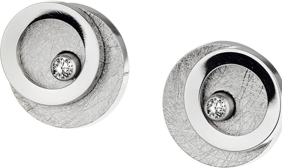 Ernstes Design Ernstes Design Damen Ohrringe Evia Mit Brillant 0.02 Ct Silber E594 | Ohrringe