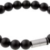 Ernstes Design Ernstes Design Damen Perlenarmband Mit Onyx 19Cm Schwarz A521.19 | Armbander