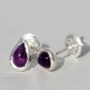 Campur Campur Silberohrstecker Mit Amethyst | Fine Drops Es1628Z | Ohrringe