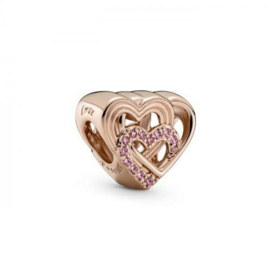 Pandora Charm Pandora Corazones De Amor 789529C01 Rose | Charms & Anhanger