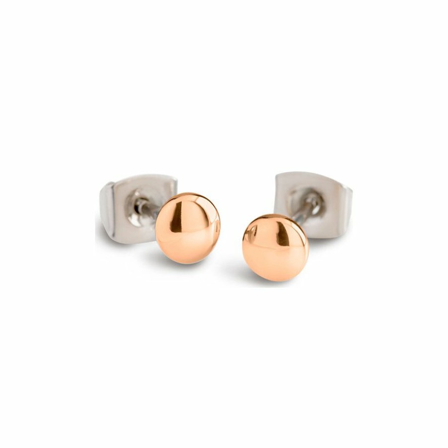 Boccia Boccia Titanium Damen Ohrstecker Mit Rosegold Perlen Silber 05013-03 | Ohrringe