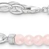 Thomas Sabo Damen-Armband Mit Rosenquarz 'Charm Carrier' A2098-034-9-L17 | Armbander