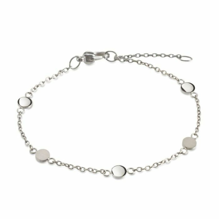 Boccia Boccia Damen Plattchen-Armband Silber 03049-01 | Armbander