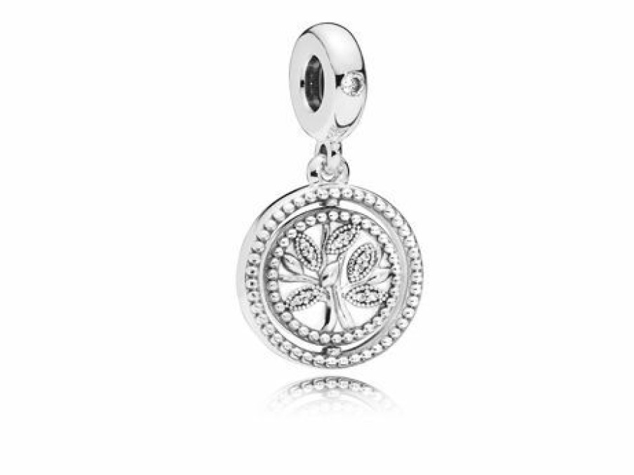 Pandora Pandora Damen Anhanger Baum Des Lebens Charm Silber 797786Cz | Charms & Anhanger