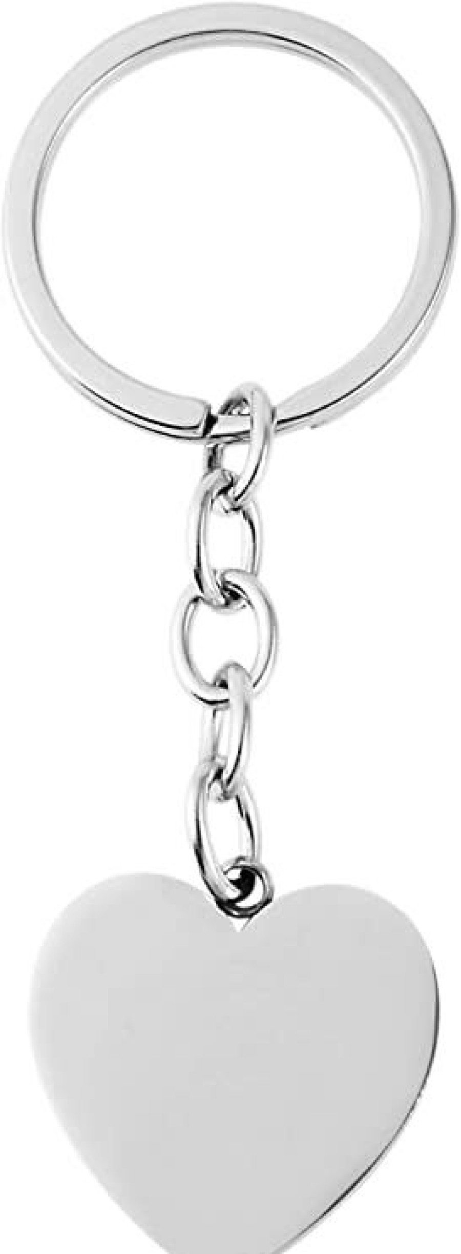 SK Basics Sk Basics Uni Schlusselanhanger Herz Zum Gravieren Silber 5090008-001 | Charms & Anhanger