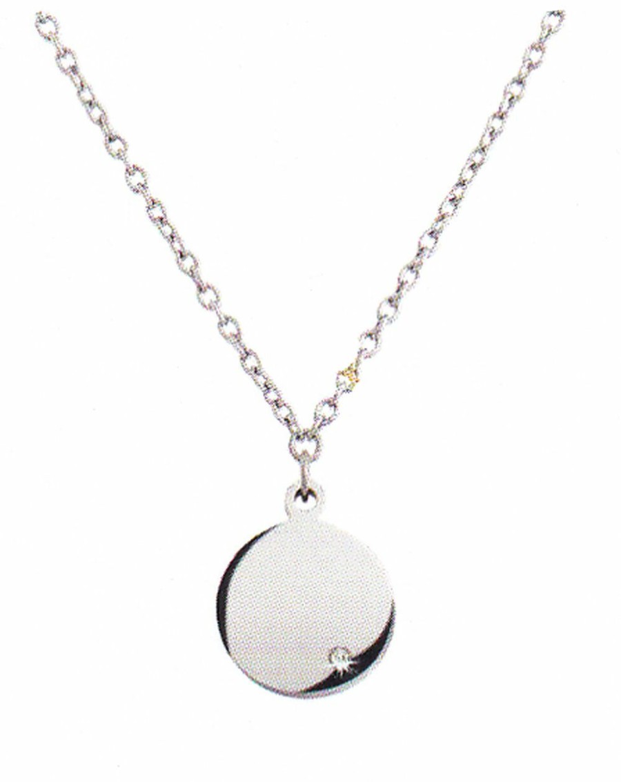 Boccia Boccia Damen Halskette Titan Collier Mit Diamant Silber 08065-02 | Halsketten