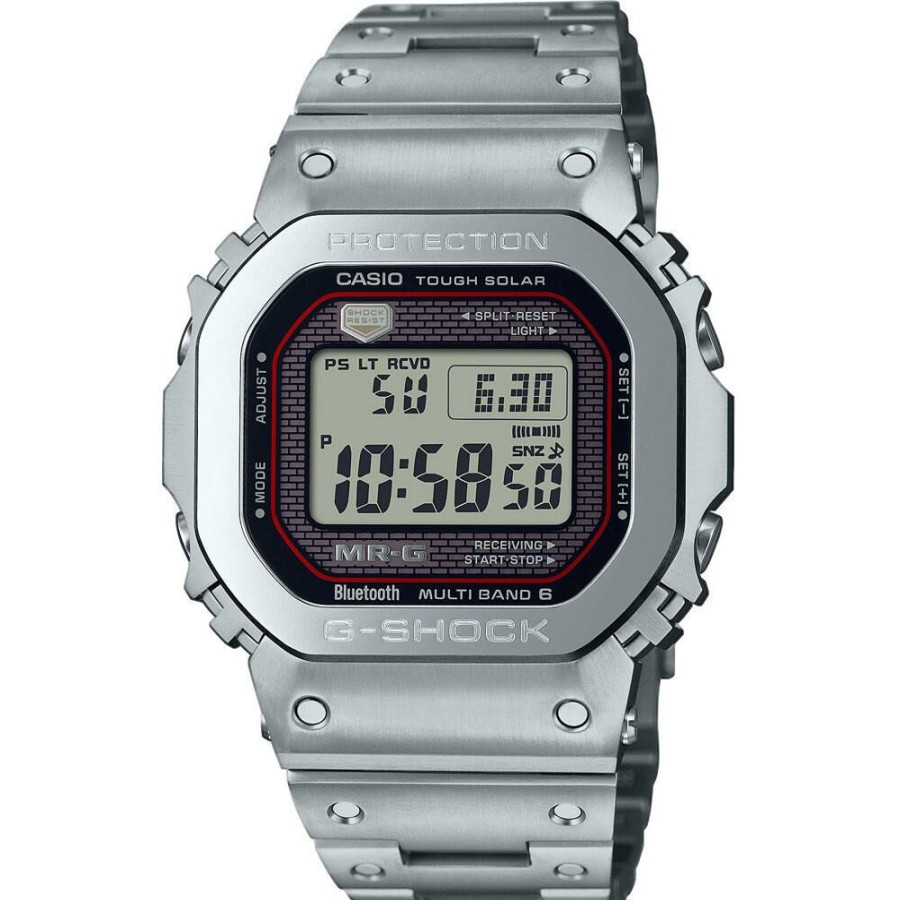 Casio Casio G-Shock Funksolaruhr Bluetooth Titanium Silber Mrg-B5000D-1Dr | Digitaluhren