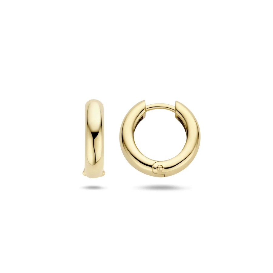 Blush Blush Damen Creolen O 15Mm Gelbgold 7316Ygo | Ohrringe