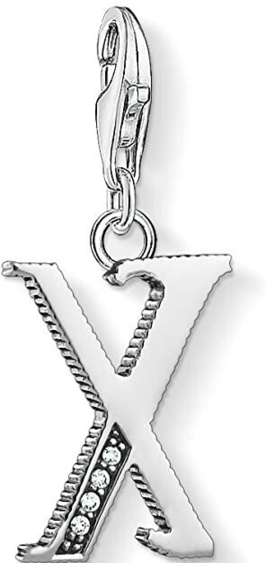 Thomas Sabo Charm-Anhanger "Buchstabe X Silber" 1604-643-21 | Charms & Anhanger