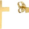 Xenox Xenox Damen 9K 375Er Gelbgold Kreuz-Ohrstecker In Goldfarben - Xg9K4048G | Ohrringe