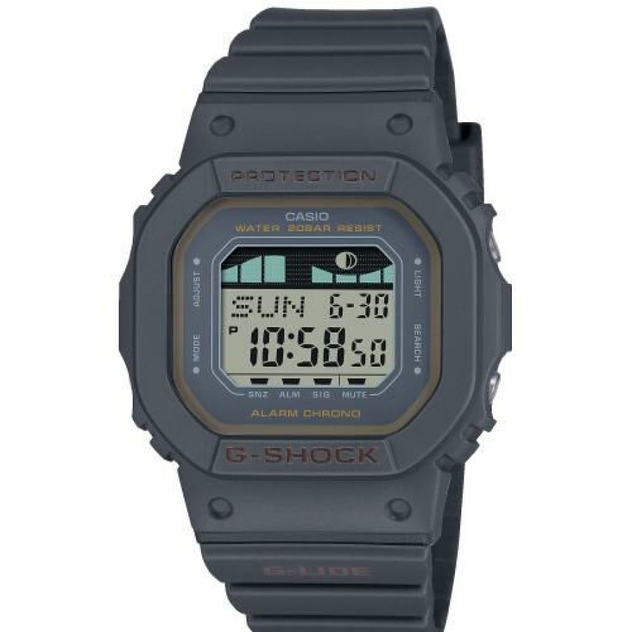 G-Shock G-Shock Damen Digitaluhr G-Lide Mit Kunststoffband Grau Glx-S5600-1Er | Digitaluhren