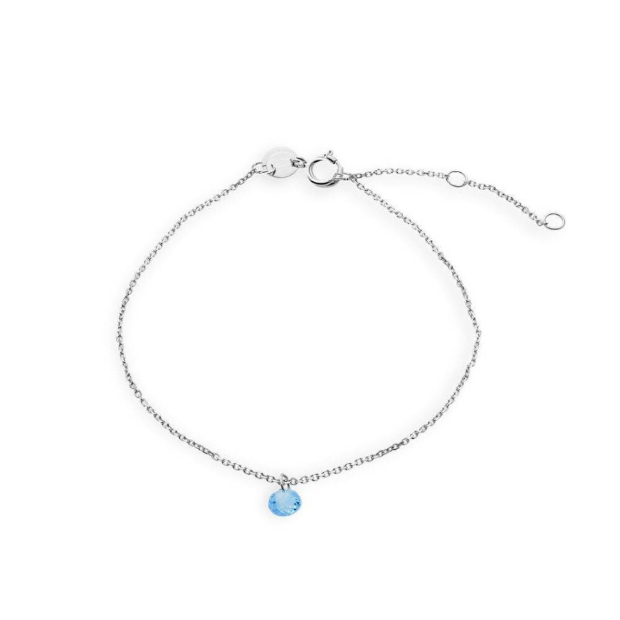 Xenox Xenox Damen Armband Mit Blauem Topas Silber Xg4546 | Armbander