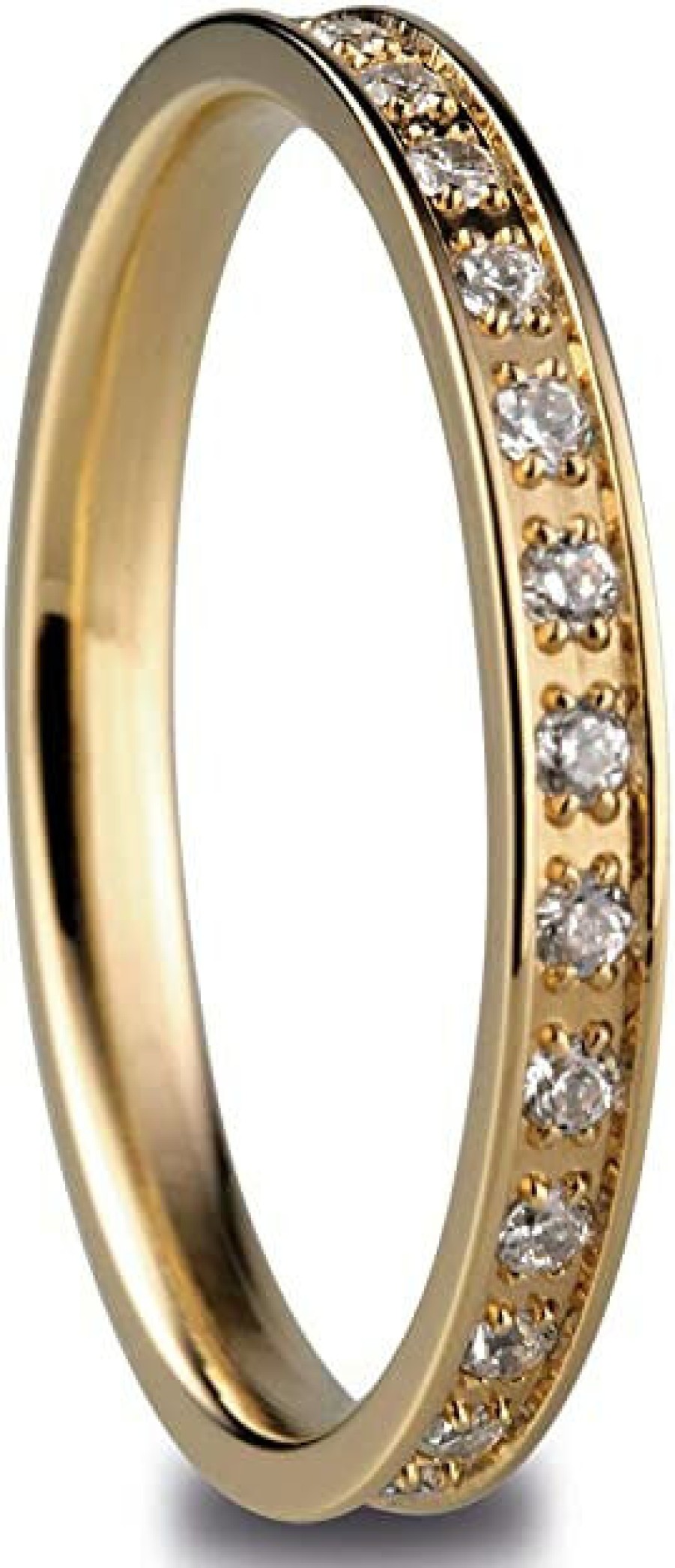 Bering Bering Damen Ring Aus Edelstahl Mit Zirkonia Gold 556-27-X1 | Ringe