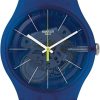 Swatch Swatch Damen Silikon-Armband Blue Sirup Analog Quarz Armband Blau Suon142 | Analoguhren