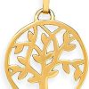 Xenox Xenox Damen 9K Gelbgold Baum-Anhanger In Goldfarben - Xg9K0087G | Charms & Anhanger