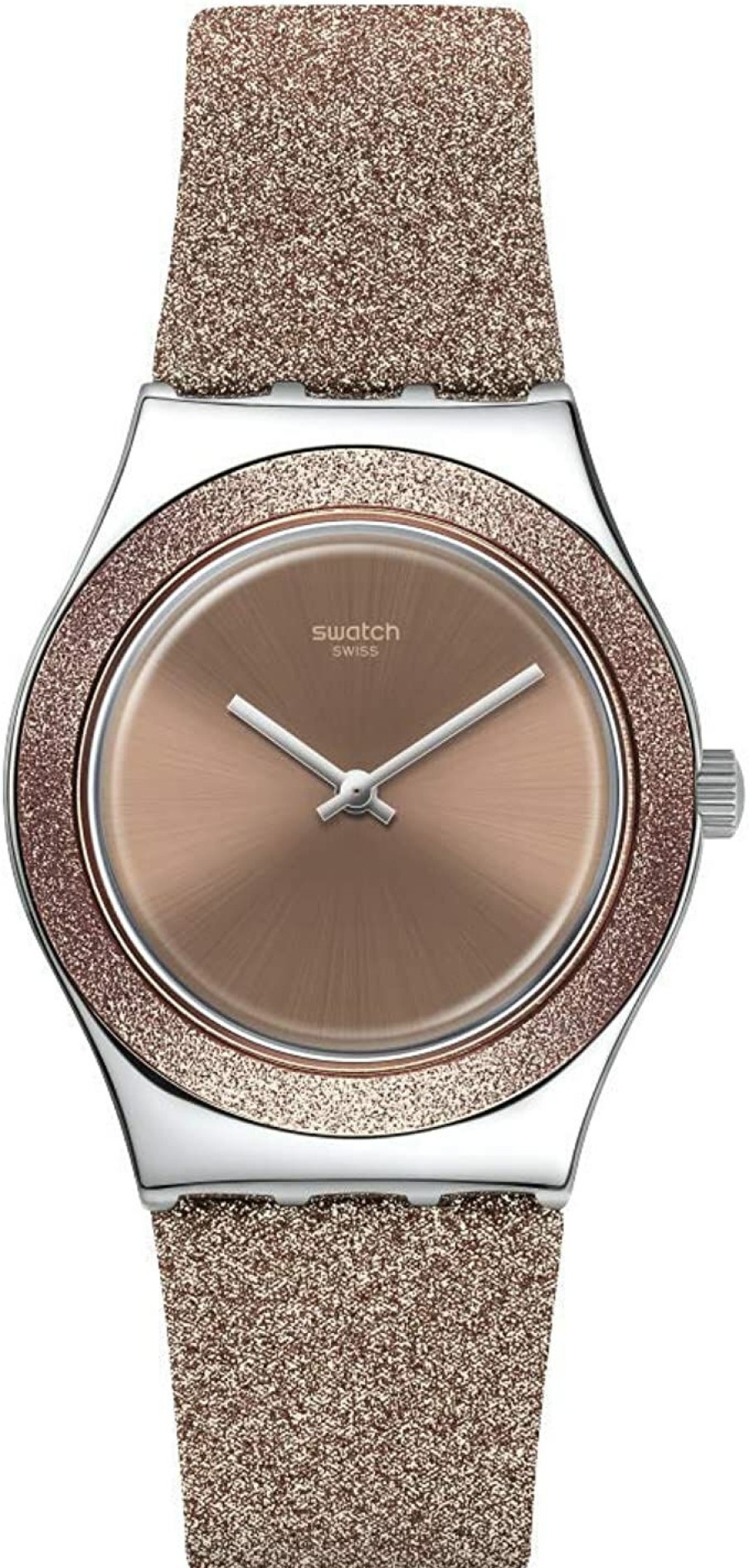 Swatch Swatch Damen Analoguhr Rose Sparkle Rosegold Yls220 | Analoguhren