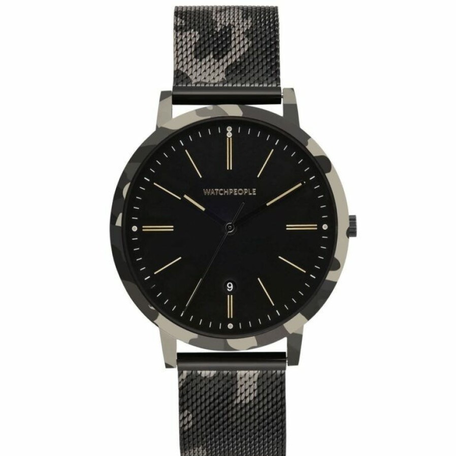 Watchpeople Watchpeople Damen Analoguhr Schwarz Wp-052-01 | Analoguhren