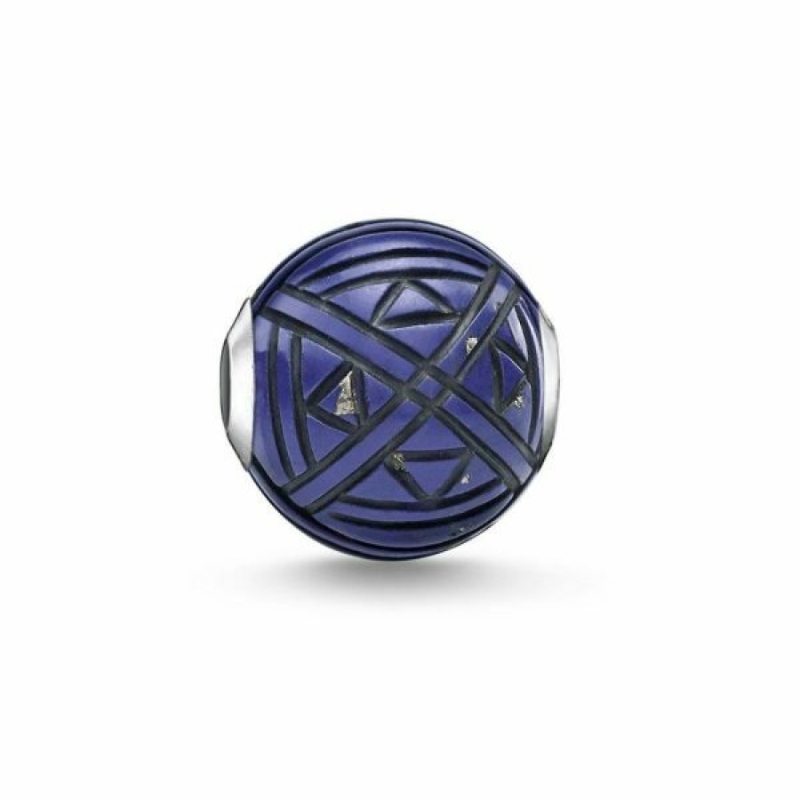 Thomas Sabo Thomas Sabo Karma Bead Ethno Blau K0302-771-1 | Charms & Anhanger