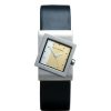 Rolf Cremer Rolf Cremer Damen Analoguhr Turn Mit Schwarzem Lederarmband Silber 492300 | Analoguhren