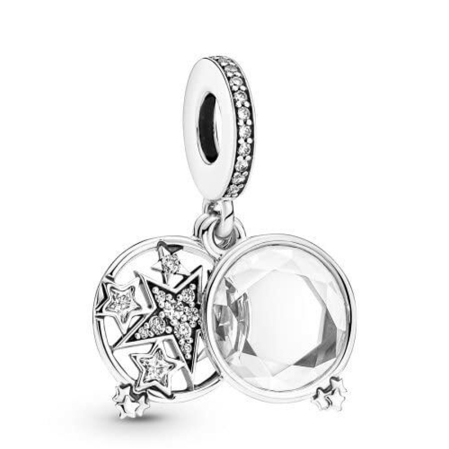 Pandora Charm Colgante Pandora 799640C01 Doble Estrella | Charms & Anhanger