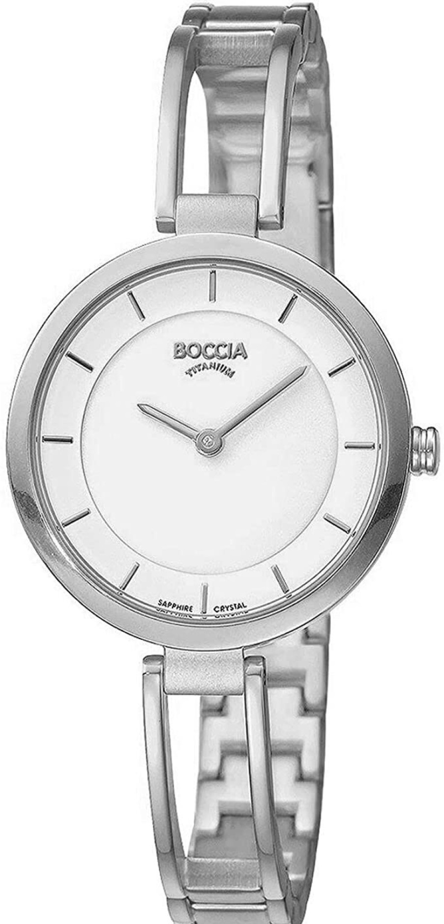 Boccia Boccia Damen Armbanduhr Titanspange Silber 3264-01 | Analoguhren