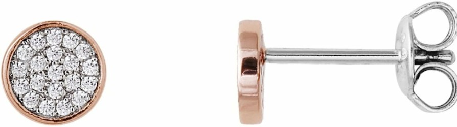 Xenox Xenox Damen Ohrstecker Mit Zirkonia Rosegold Xs3739R | Ohrringe