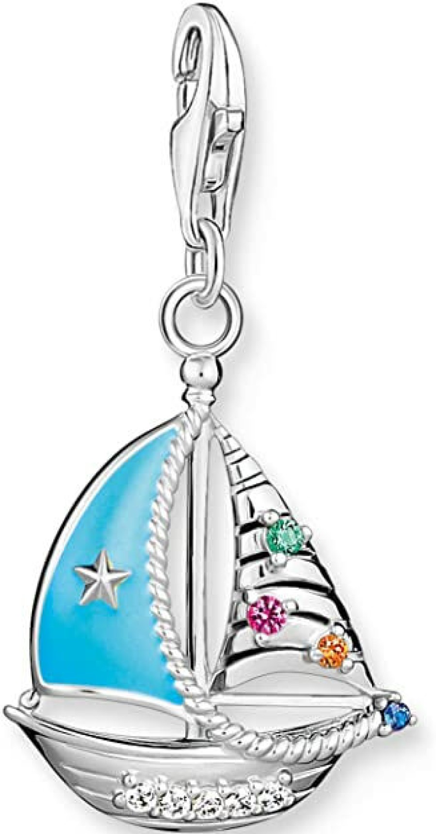 Thomas Sabo Damen-Charm-Anhanger Segelboot 'Holiday Vibes' 1927-340-7 | Charms & Anhanger