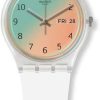 Swatch Swatch Damen Analog Schweizer Quarz Uhr Mit Silicone Armband Ge720 | Analoguhren