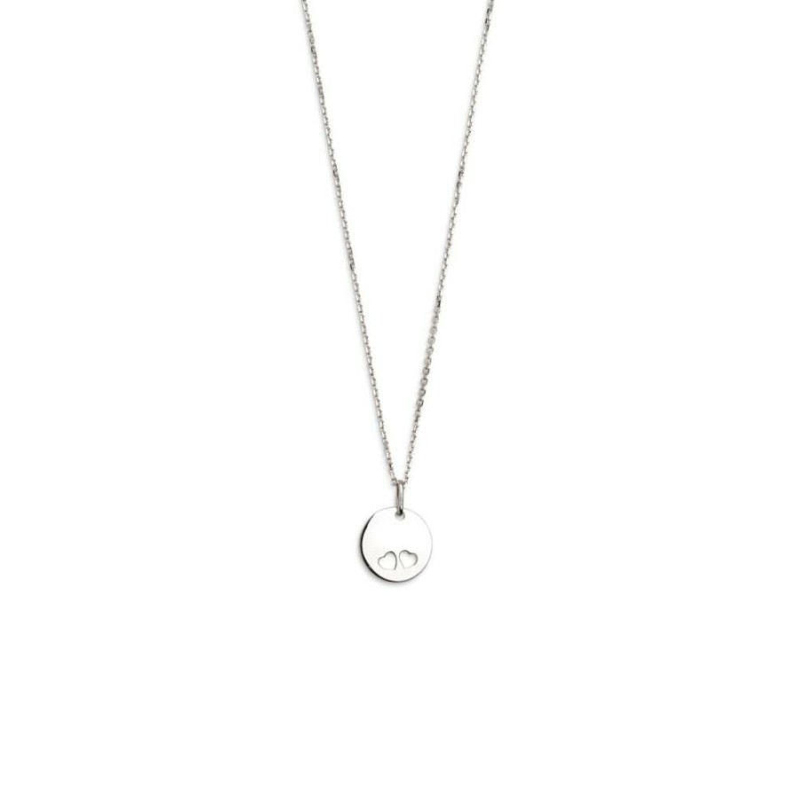 Xenox Xenox Xs3545 Halskette Mit Anhanger Damen Coin Herzen Sterling-Silber | Halsketten