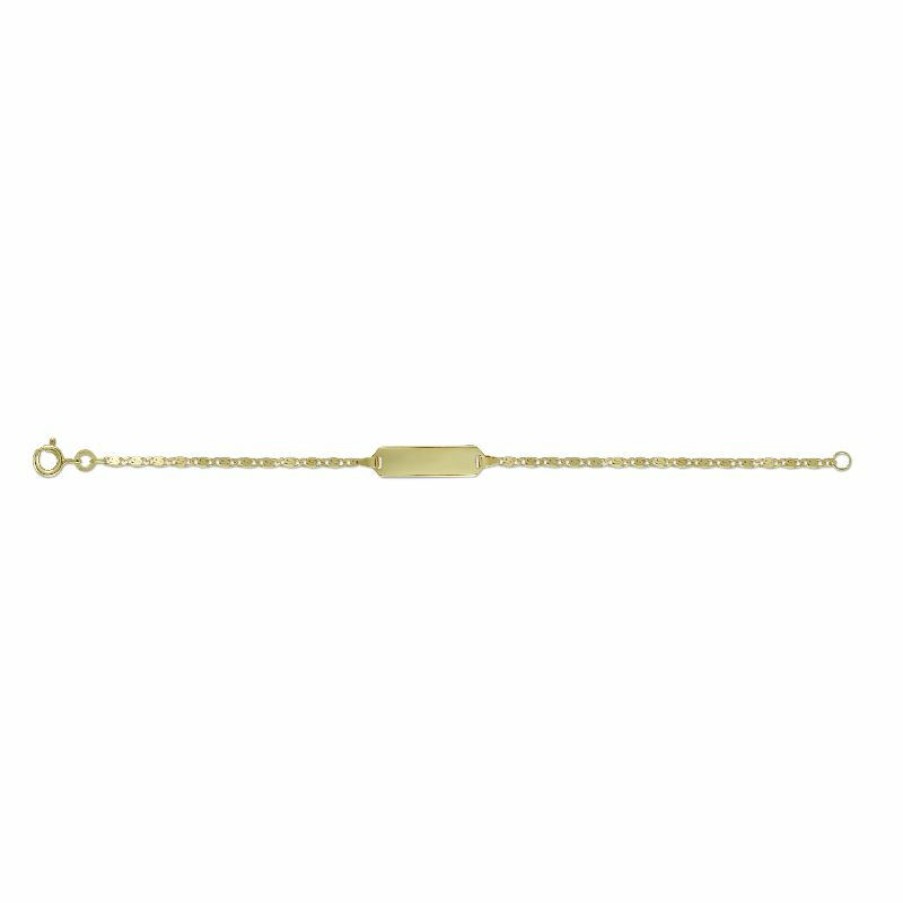 Dein-Juwelier Kollektion Kinder Id-Armband Mit Gravurplatte Gold 801.604.14 | Armbander