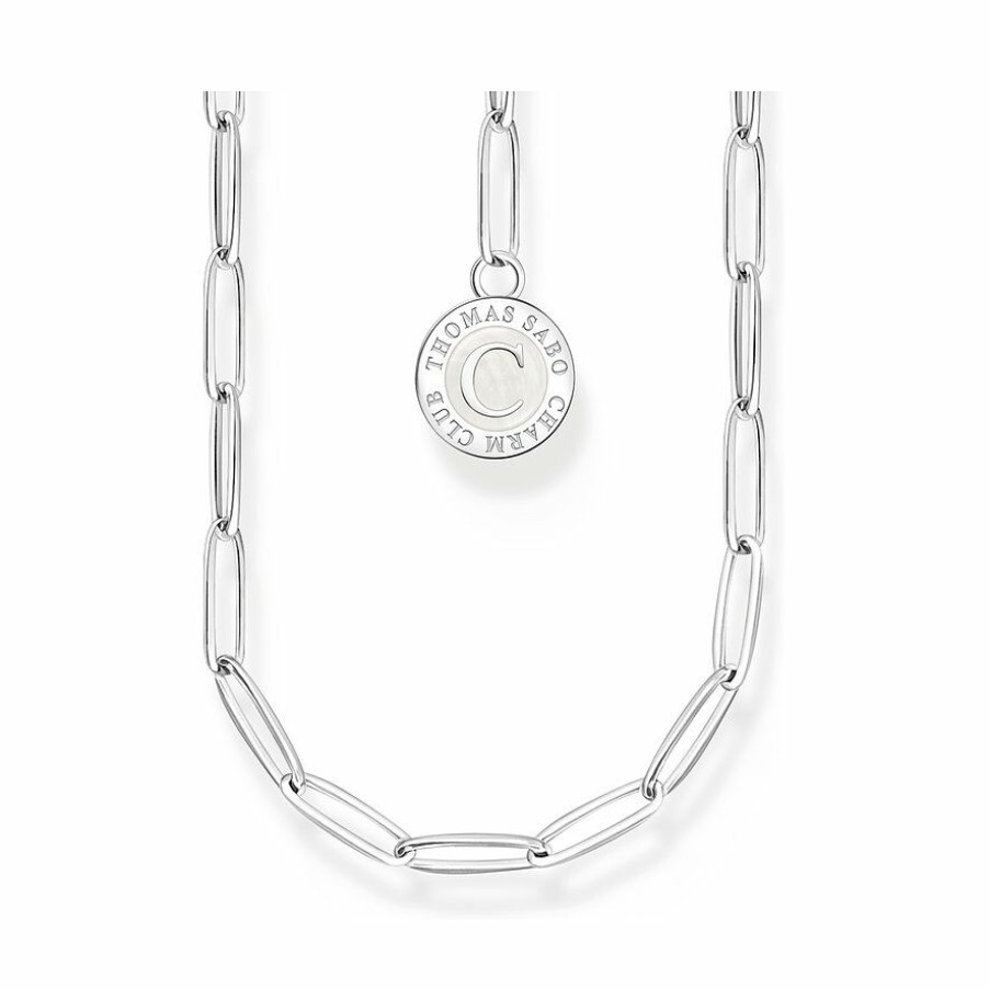 Thomas Sabo Thomas Sabo Damen Carrier Halskette Gliederkette 45Cm Silber X2089-007-21-L45 | Halsketten