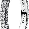 Pandora Pandora Damen-Ring Zeitloses Pave Silber 192627C01 | Ringe