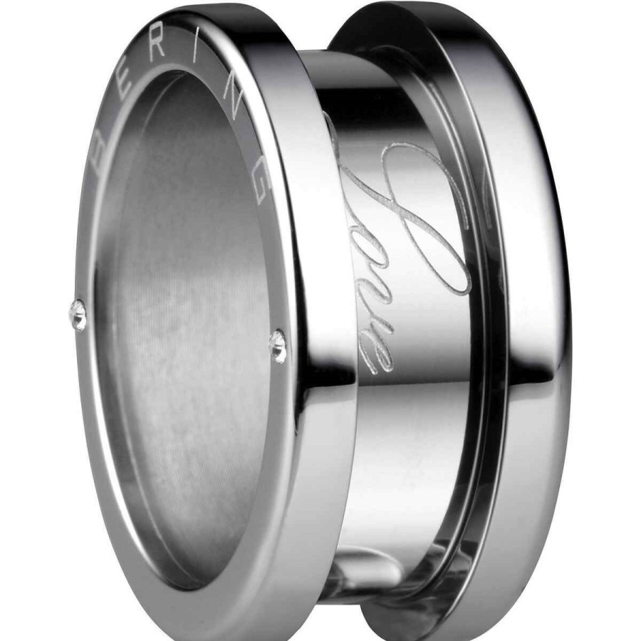 Bering Bering Damen Ausenring Arctic Symphony Mit Zirkonia Grose 65 Silber 520-10-114 | Ringe