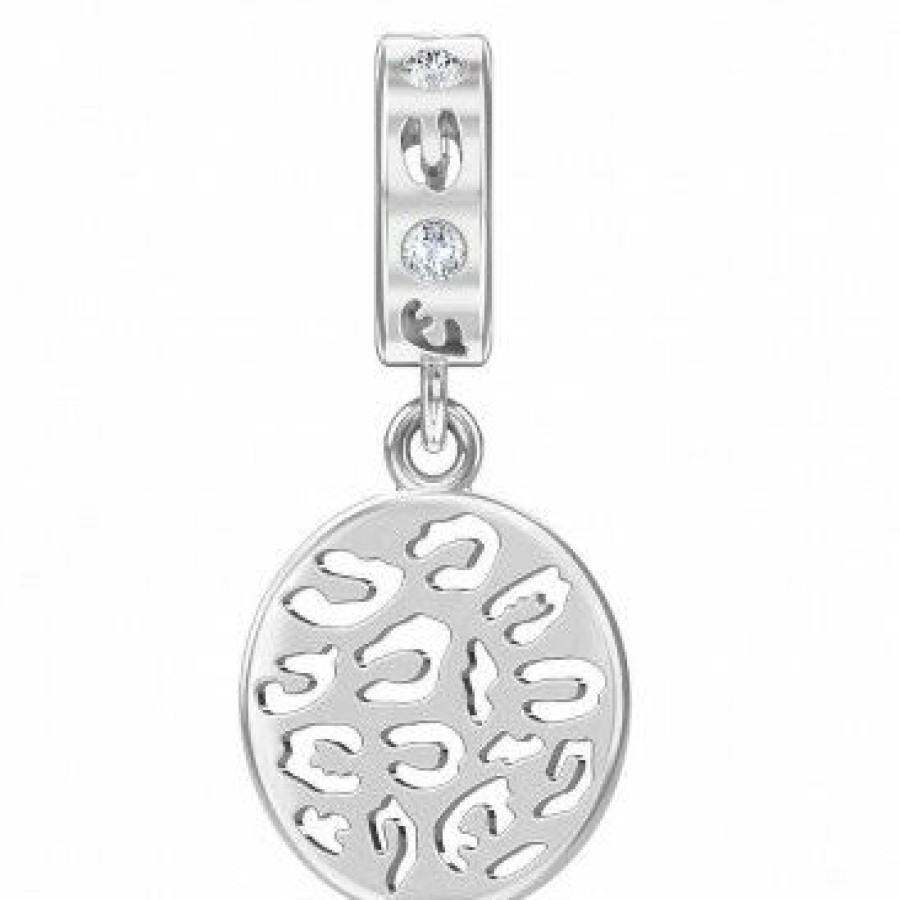 Endless Jewelry Endless Jewelry Damen Anhanger Coin Leopard Silber 1303 | Charms & Anhanger