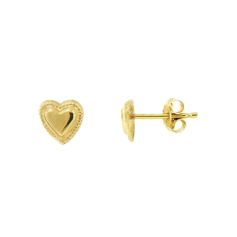 Xenox Xenox Damen Ohrstecker Herz Gold Xg9K4007G | Ohrringe